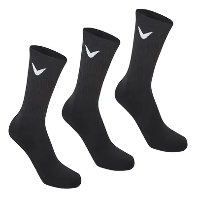 CALLAWAY SPORT Opti-Dry® GOLF CREW SOCKS - BLACK / 3 PACK