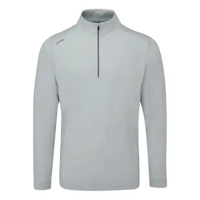 PING LATHAM 1/4 ZIP GOLF PULLOVER - PEARL GREY - L