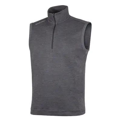 GALVIN GREEN DEL INSULA HALF ZIP GILET - BLACK - M