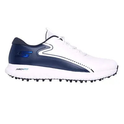 SKECHERS GO GOLF MAX 3 GOLF SHOES - WHITE / NAVY - 8 UK