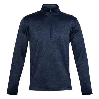 UNDER ARMOUR ColdGear® ARMOUR FLEECE 1/4 ZIP GOLF JUMPER - NAVY MELANGE - S