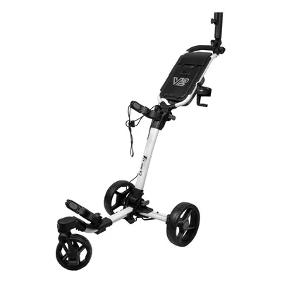 AXGLO TRI-360 V2 GOLF PUSH TROLLEY - WHITE / GREY +FREE £39.99 ACCESSORY PACK