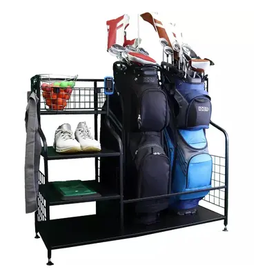 IZZO GOLF GARAGE ORGANISER STAND