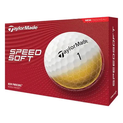 TAYLORMADE SPEEDSOFT GOLF BALLS - WHITE - 1 Dozen