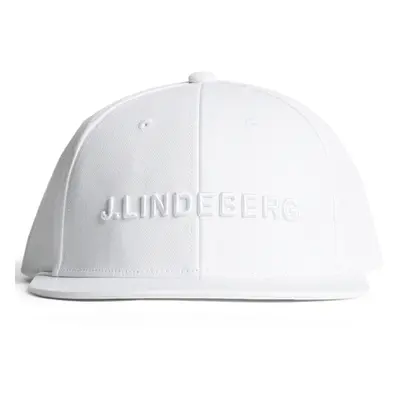 J.LINDEBERG FLAT PEAK GOLF CAP - WHITE