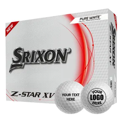 SRIXON Z-STAR XV 8 GOLF BALLS PERSONALISED - WHITE