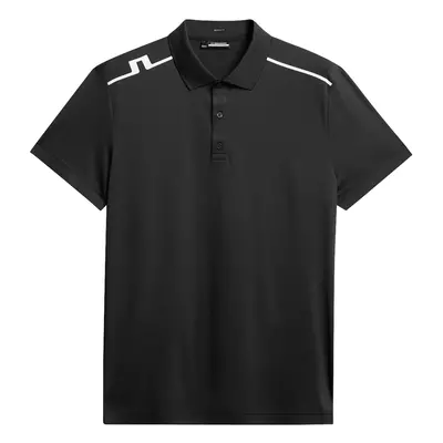 J.LINDEBERG LIONEL GOLF POLO SHIRT - BLACK - M