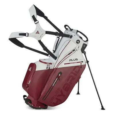 BIG MAX DRILITE HYBRID PLUS STAND BAG - WHITE / MERLOT