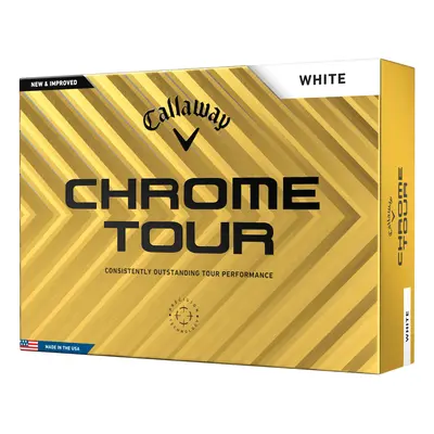 CALLAWAY CHROME TOUR GOLF BALLS - WHITE - 1 Dozen