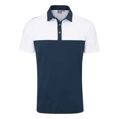 PING BODI GOLF POLO SHIRT - NAVY / WHITE - M