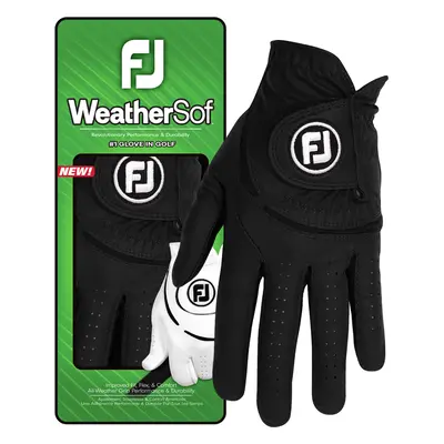 FOOTJOY 2025 MENS WEATHERSOF GOLF GLOVE - BLACK - RH (FOR LH GOLFER) , S