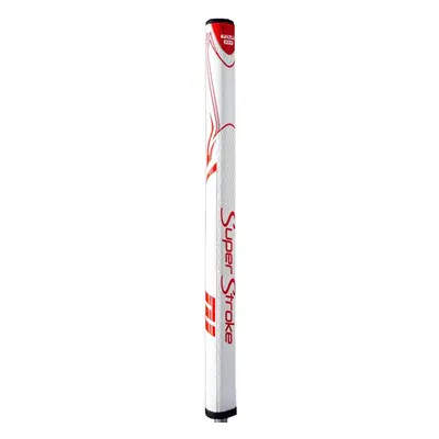 SUPERSTROKE ZENERGY TOUR 3.0 17" PUTTER GRIP - WHITE / RED