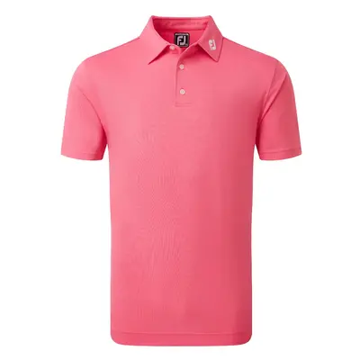 FOOTJOY 2025 STRETCH PIQUE ATHLETIC FIT GOLF POLO SHIRT - Watermelon - 80133 , S