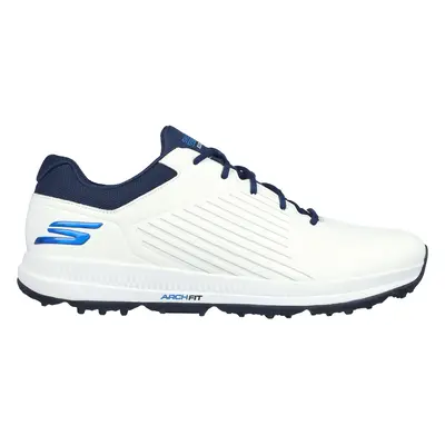 SKECHERS GO GOLF ELITE 5 GF GOLF SHOES - WHITE / NAVY - 7 UK