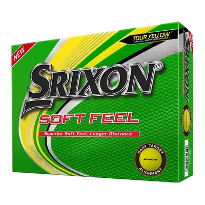 SRIXON SOFT FEEL GOLF BALLS - YELLOW - 3 FOR 2 - 3 Dozen