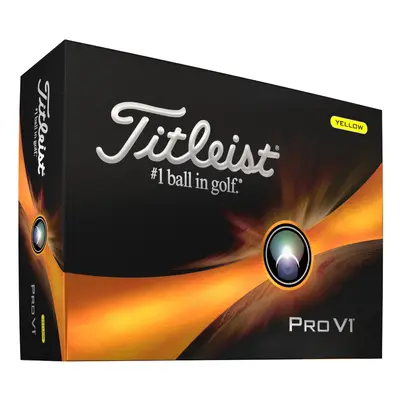 TITLEIST PRO V1 GOLF BALLS - YELLOW - 1 Dozen