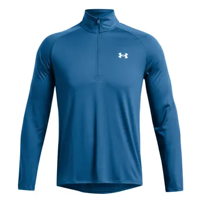 UNDER ARMOUR UA TECH™ 1/4 ZIP GOLF PULLOVER - PHOTON BLUE / WHITE - S