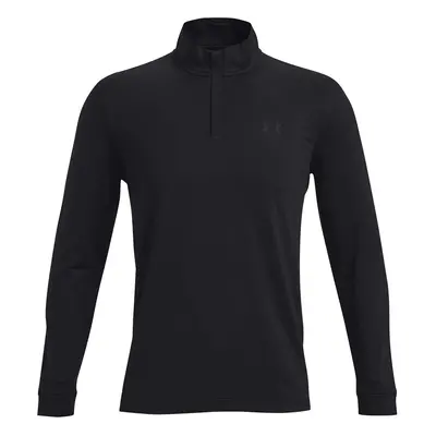 UNDER ARMOUR PLAYOFF 1/4 ZIP GOLF PULLOVER - BLACK - M