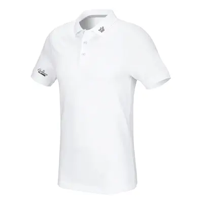 CAMERON CLARKE TOUR PERFORMANCE GOLF POLO SHIRT - White , M