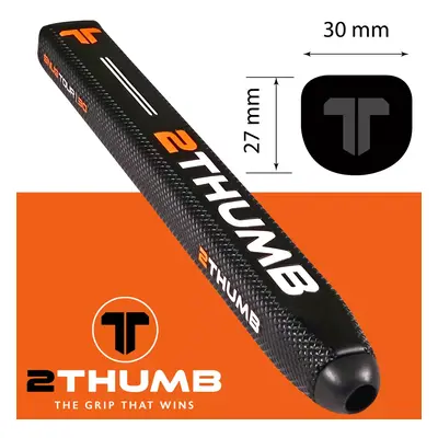 2THUMB SNUG TOUR GOLF PUTTER GRIP- BLACK - SNUG TOUR 30