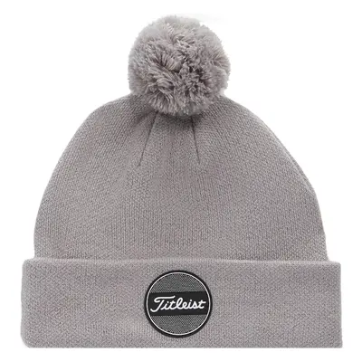 TITLEIST BOARDWALK POM POM BEANIE HAT - GREY