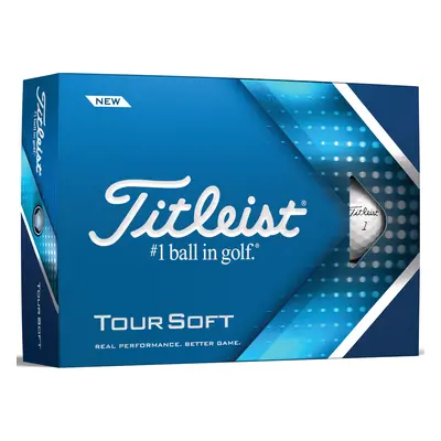 TITLEIST TOUR SOFT GOLF BALLS - WHITE - 1 Dozen