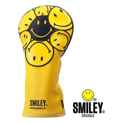 SMILEY ORIGINAL STACKED DRIVER HEADCOVER - YELLOW / BLACK