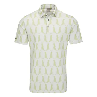 PING MR PING PRINTED GOLF POLO SHIRT - LIMELIGHT - M