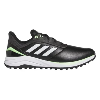 ADIDAS SOLARMOTION SPIKELESS 24 GOLF SHOES - CORE BLACK / CLOUD WHITE / GREEN SPARK - 7 UK