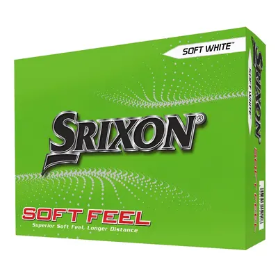 SRIXON SOFT FEEL GOLF BALLS - WHITE - 1 Dozen