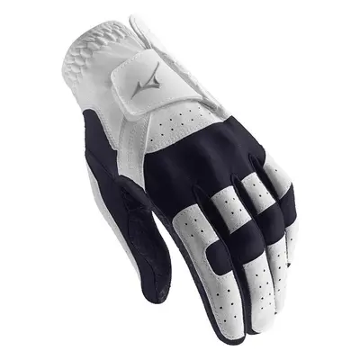 MIZUNO STRETCH FIT GOLF GLOVE - WHITE / NAVY - LH (FOR RH GOLFER) , One Size