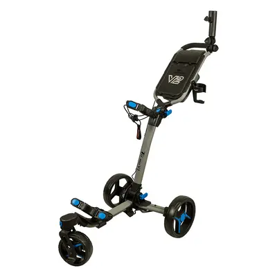 AXGLO TRI-360 V2 GOLF PUSH TROLLEY - GREY / BLUE +FREE £39.99 ACCESSORY PACK