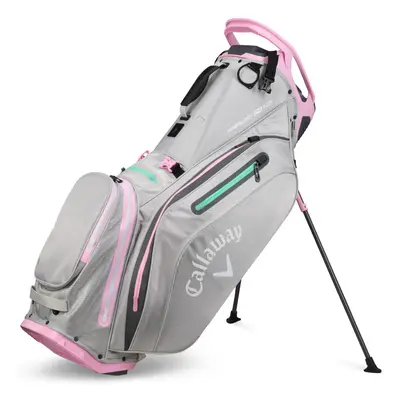 CALLAWAY FAIRWAY 14 HYPER DRY STAND BAG - GREY / PINK