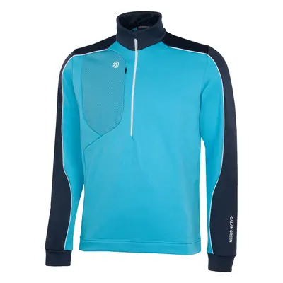 GALVIN GREEN DAVE INSULA™ GOLF PULLOVER – AQUA / NAVY - 3XL