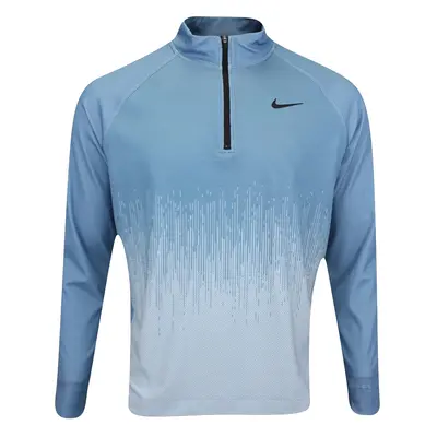 NIKE DRI-FIT ADVANCE TOUR HALF ZIP JUMPER - AEGEAN STORM - M