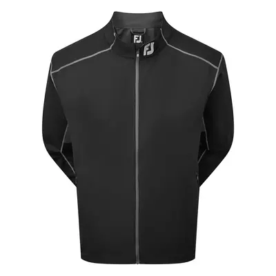 FOOTJOY FULL-ZIP WIND JACKET 84497 - BLACK / CHARCOAL - S