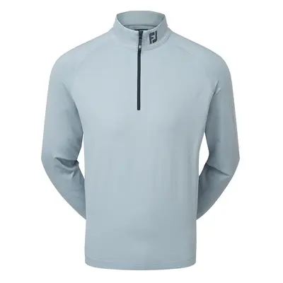 FOOTJOY THERMOSERIES BRUSHED BACK GOLF PULLOVER 89939 - HEATHER GREY - M