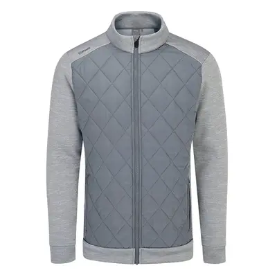 PING AARAN QUILTED GOLF JACKET - GRIFFIN MARL / ROCK - XL