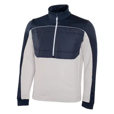 GALVIN GREEN DOUGLAS INSULA GOLF JACKET - COOL GREY / NAVY - M