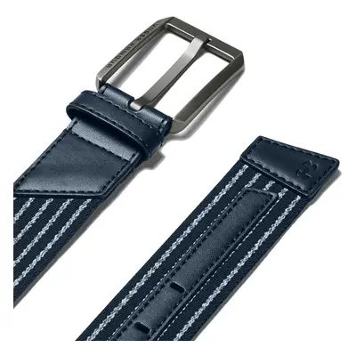 UNDER ARMOUR UA STRETCH LEATHER WEBBING GOLF BELT - NAVY - 30"