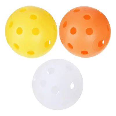 GOLF AIRFLOW PRACTICE BALLS X12 - AVAILABLE IN THREE COLOURS - Orange