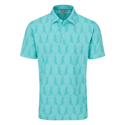 PING MR PING PRINTED GOLF POLO SHIRT - ARUBA - M