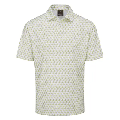 OSCAR JACOBSON KOTEWALL GOLF POLO SHIRT - WHITE - M