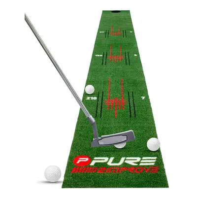 PURE GOLF PERFECT STROKE 2.75M GOLF PUTTING MAT