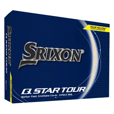 SRIXON Q-STAR TOUR GOLF BALLS - YELLOW - 1 Dozen