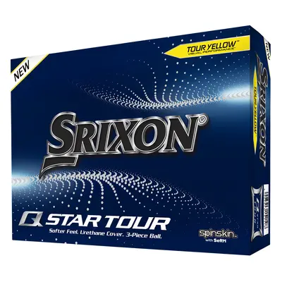 SRIXON Q-STAR TOUR GOLF BALLS - YELLOW - 1 Dozen