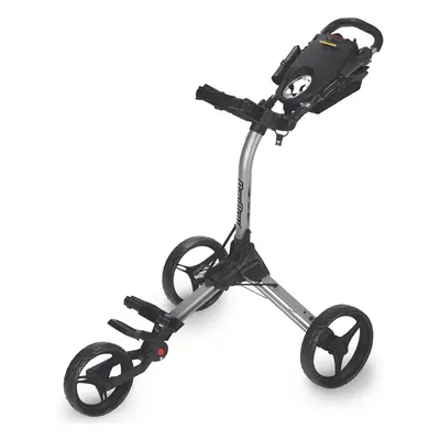 BAGBOY COMPACT 3 WHEEL GOLF PUSH TROLLEY - SILVER / BLACK