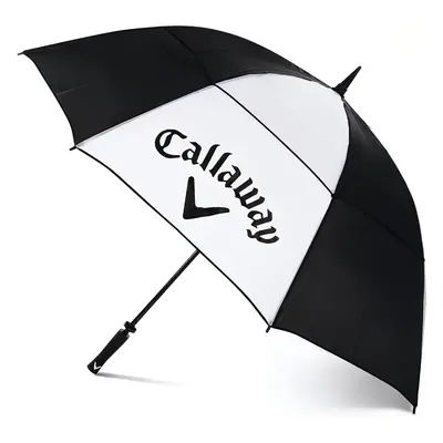 CALLAWAY 60" DOUBLE CANOPY UMBRELLA - BLACK / WHITE