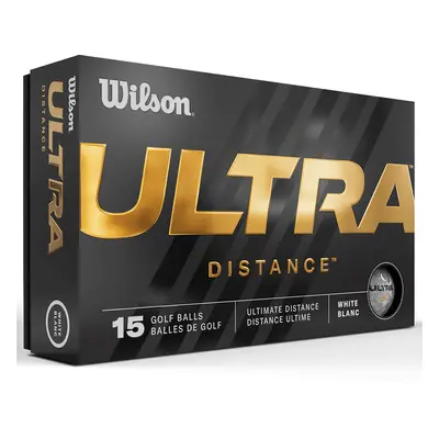 WILSON ULTRA DISTANCE GOLF BALLS - 15 BALL PACK / WHITE