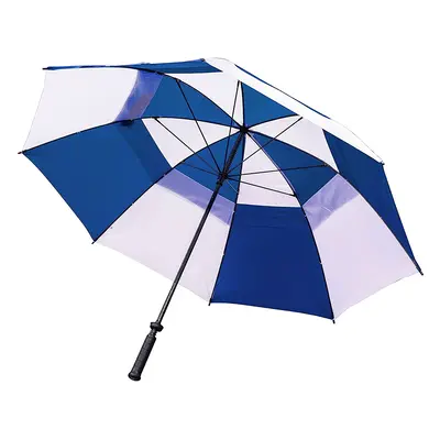 LONGRIDGE DELUXE 60'' WINDPROOF DUAL CANNOPY GOLF UMBRELLA - BLUE